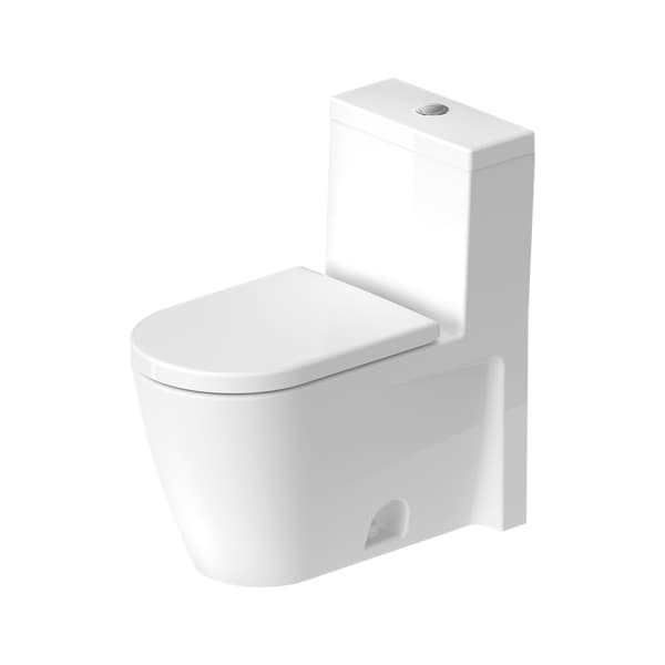 One-Piece Toilet Starck 2 W.Mech., Siphon Jet, Elong., Het White